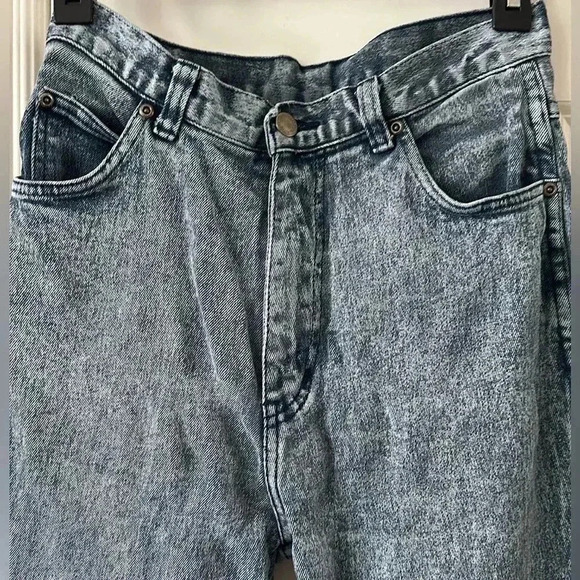 Pure Jeanswear Women’s Sz 9 90’s Style Acid Wash High Rise Stretch Retro Jeans - Picture 3 of 9